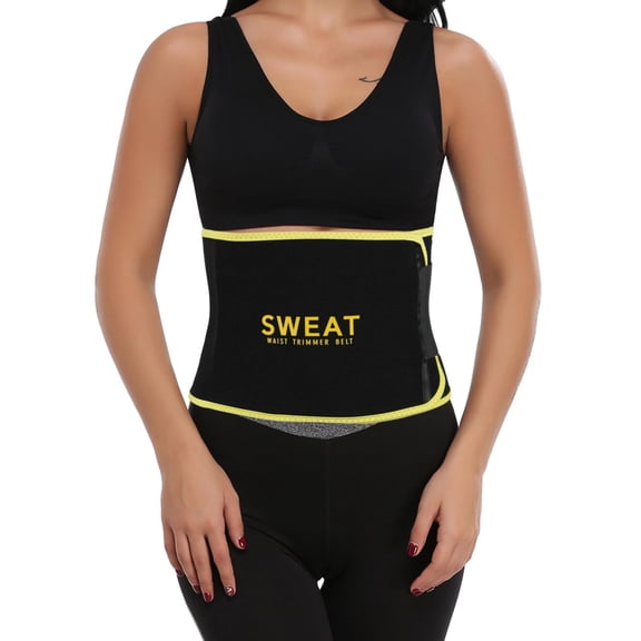 ANYFIT WEAR Sports Sweat Enhancing Waist Trimmer Belt Fitness Waist Trainer Band for Women & Men