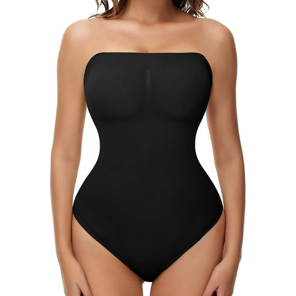 ANYFIT WEAR Strapless Shapewear Bodysuit for Women Tummy Control Waist Slimming Butt Lifter Body Shaper