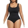 thumbnail image 1 of ANYFIT WEAR Women Plus Size Bodysuit Shapewear Seamless Tummy Control Body Shaper Sleeveless Going Out Tops, 1 of 6