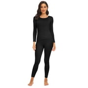 ANYFIT WEAR Women Thermal Underwear Sets Base Layer Long Johns Sets Winter Warm Top & Bottoms 2pc Loungewear