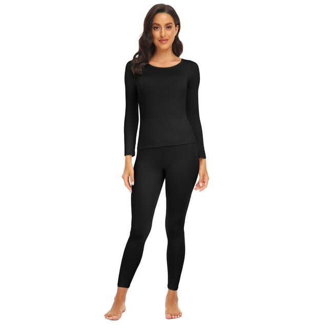 ANYFIT WEAR Women Thermal Underwear Sets Base Layer Long Johns Sets Winter Warm Top & Bottoms
