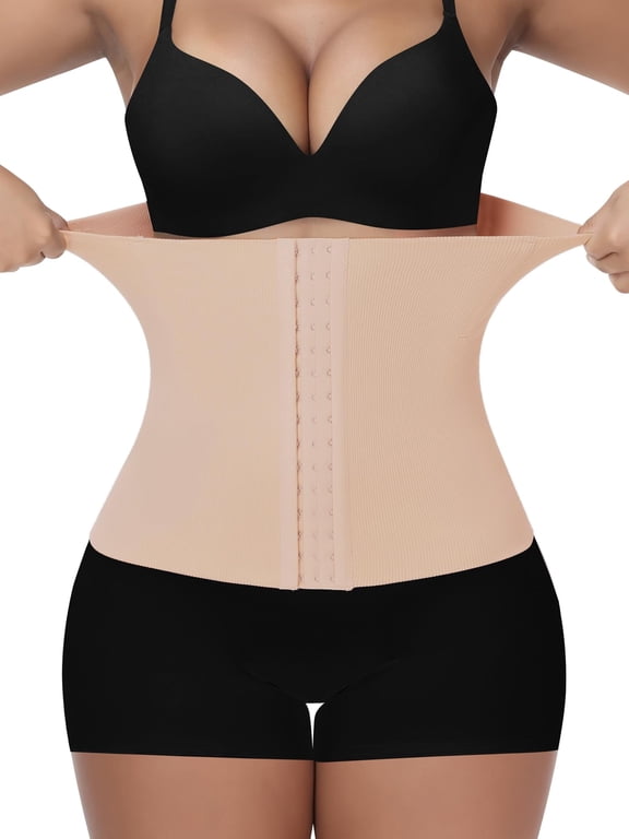 Women Waist Trainer Cincher Tummy Control Shapewear Girdle Postpartum Belly Band Back Support Body Shaper Trimmer Belt