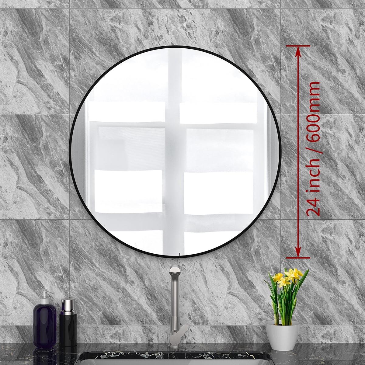 2PCS Mirrors Plastic Mirror Decor Flexible Mirror Clear Reflection，for  Bathroom Bedroom Home Baby Playroom Gym Wall Decor，19.6x39.3in 