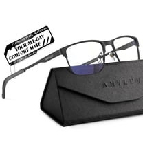 ANYLUV Blue Light Glasses for Men/Women, Lightweight Blue Light Blocking Glasses, Anti-Eye Strain Computer Glasses for Gaming
