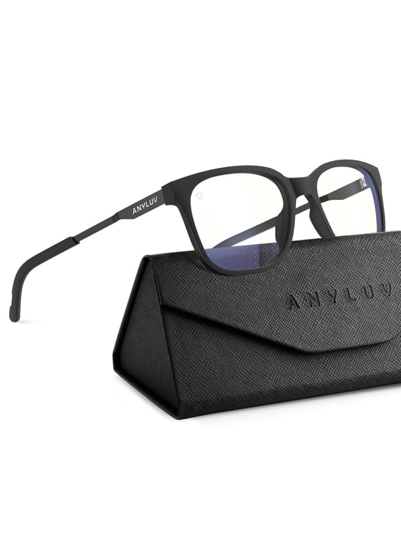 Blue Light Glasses for Men, Lightweight Computer Gaming Glasses, Stylish Anti Eyestrain Blue Light Blocking Men