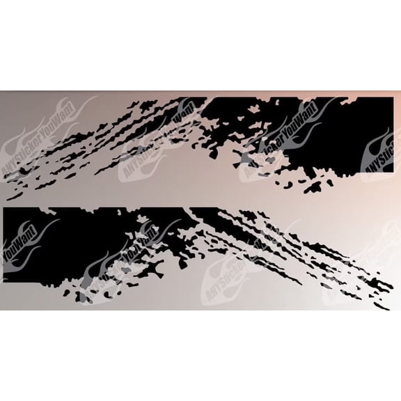 ANYStickerYouWant - Mud Splash Vinyl Side Graphic Decal Compatible with and Fits TRD Toyota Tacoma TRD Pro 2010-2020 - 2 Sides