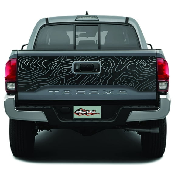 ANYStickerYouWant - Toyota Tacoma Tailgate Vinyl Graphic Decal Compatible with and Fits 3rd Gen Toyota Tacoma 2016-2021