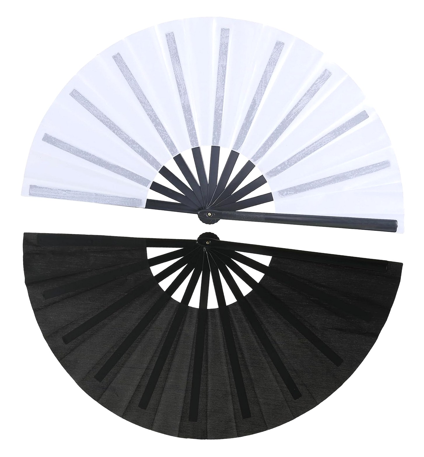 ANYWAY.GO 13 Inch Large Folding Hand Fan-Clacking Fans for Line Dancing ...