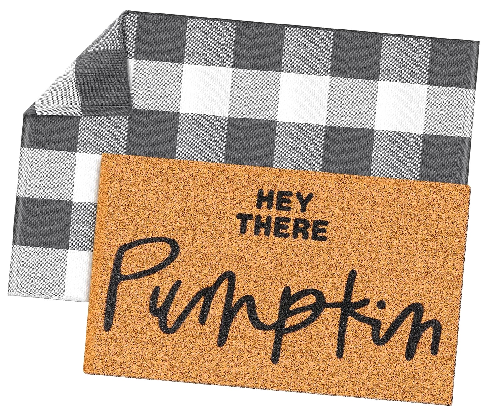 Doormats Set ANYWAY.GO 2-Piece Autumn Door Mat Set, Coir Doormats for Porch Entryway ...