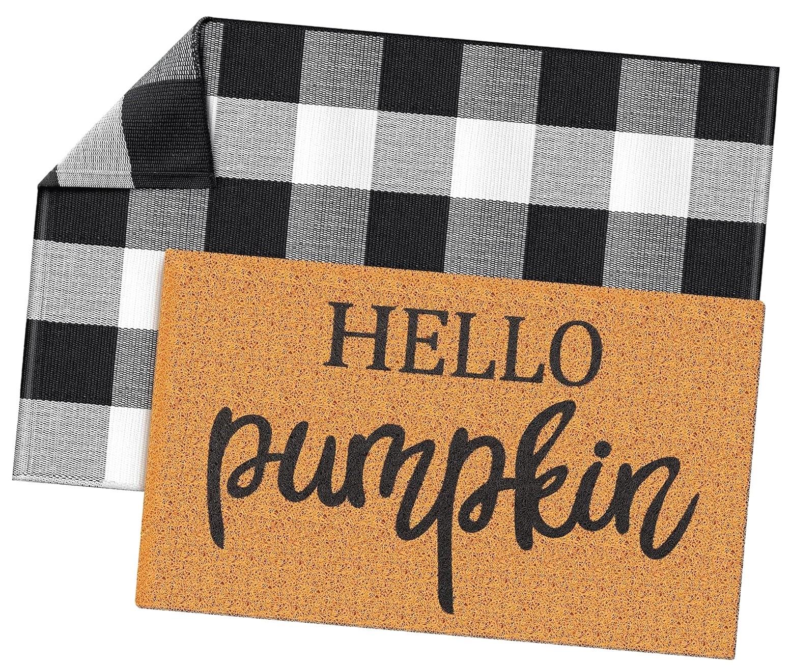 Doormats Set ANYWAY.GO 2-Piece Fall Door Mat Set, Coir Doormats for Porch Entryway ...