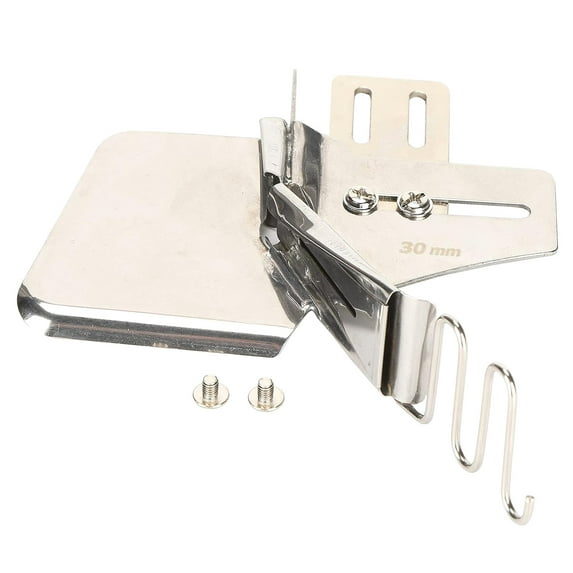 CKPSMS Adjustable Hemming Folder Attachment #KP-203C For Industrial Sewing Machines - Double Fold Hem, Size 12mm-20mm (1/2"-3/4")