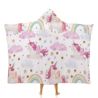 Unicorn Hooded Blanket