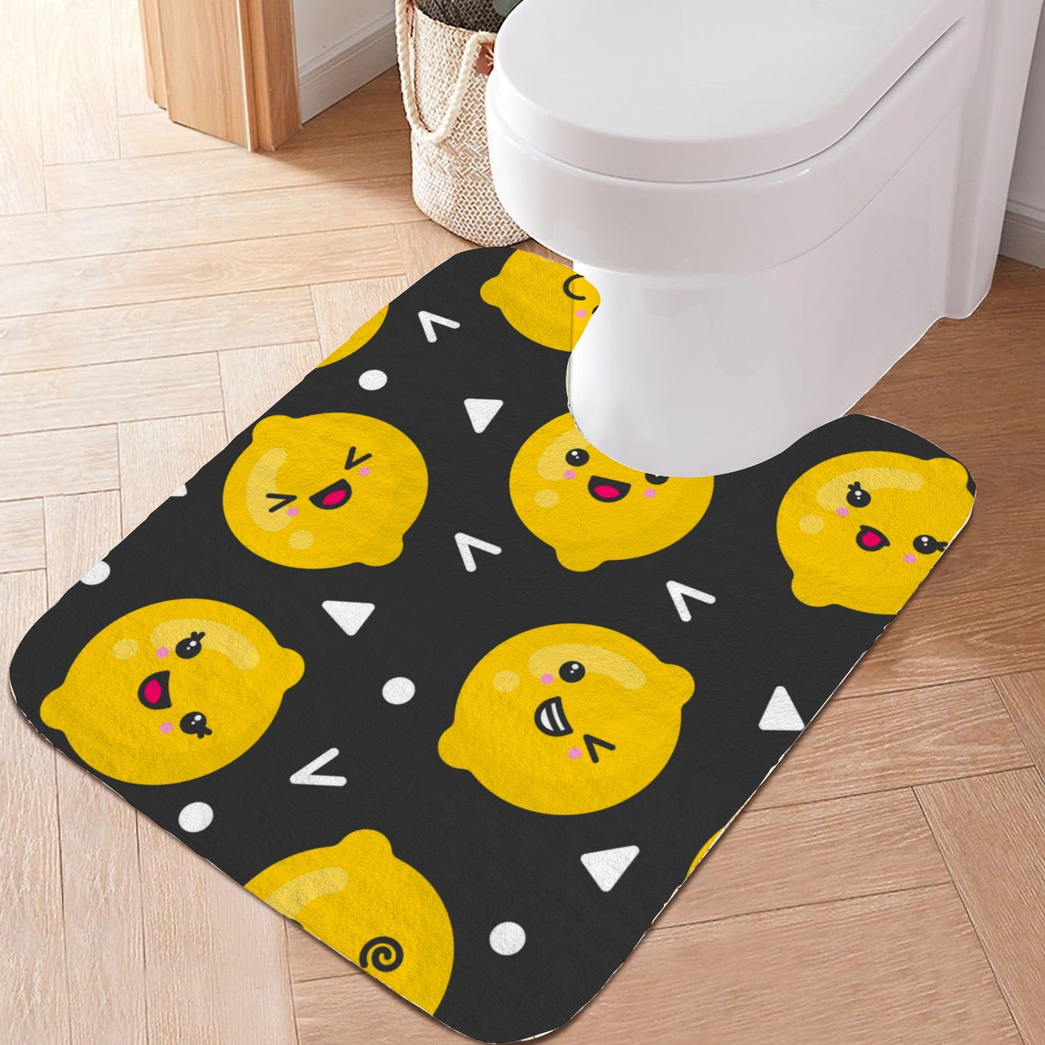 ANYWAY.GO Bath Mat Set Soft High Absorbent Non Slip Rectangular Bath