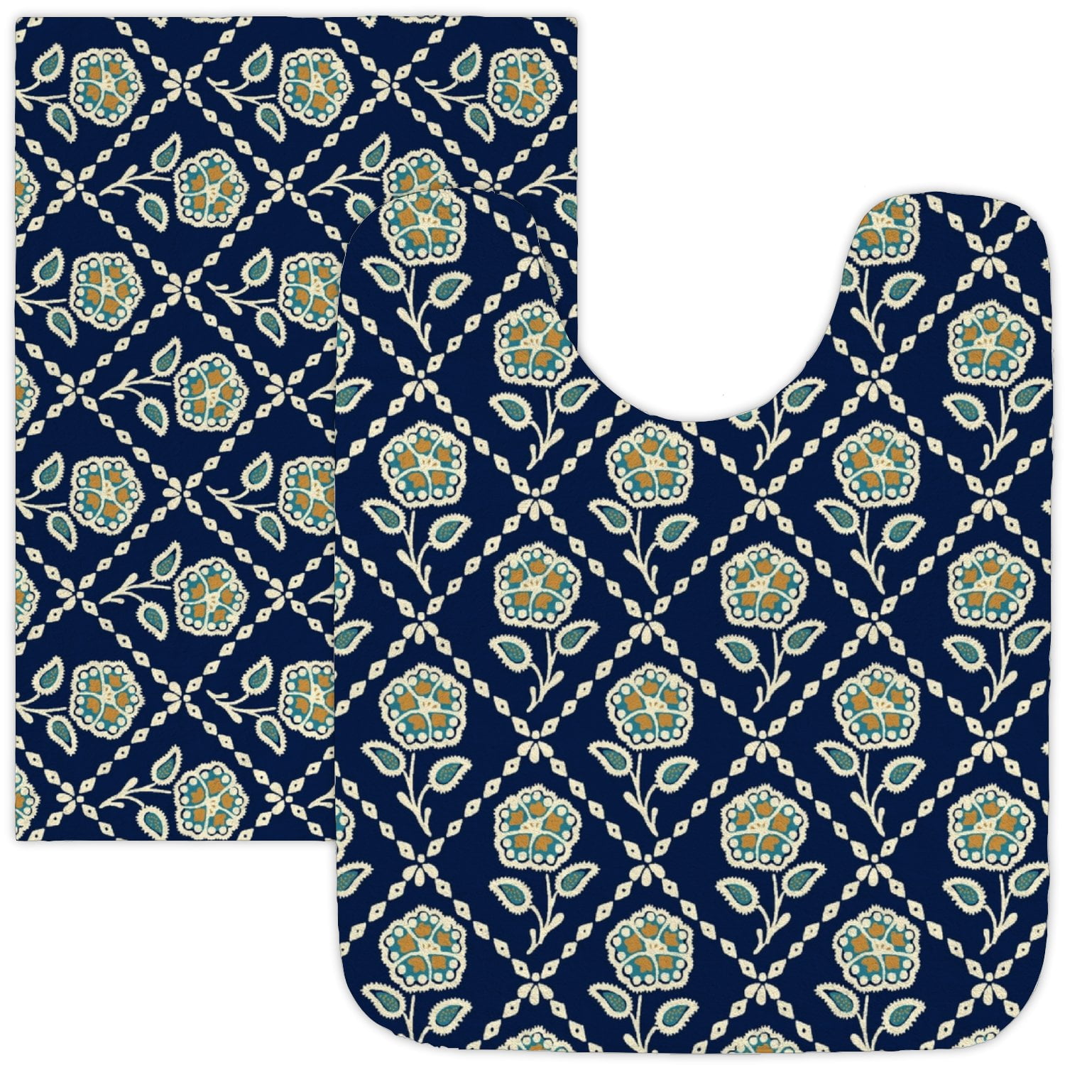 ANYWAY.GO Bathroom Rugs Set 2 Piece Ultra Soft Bath Mat Non Slip