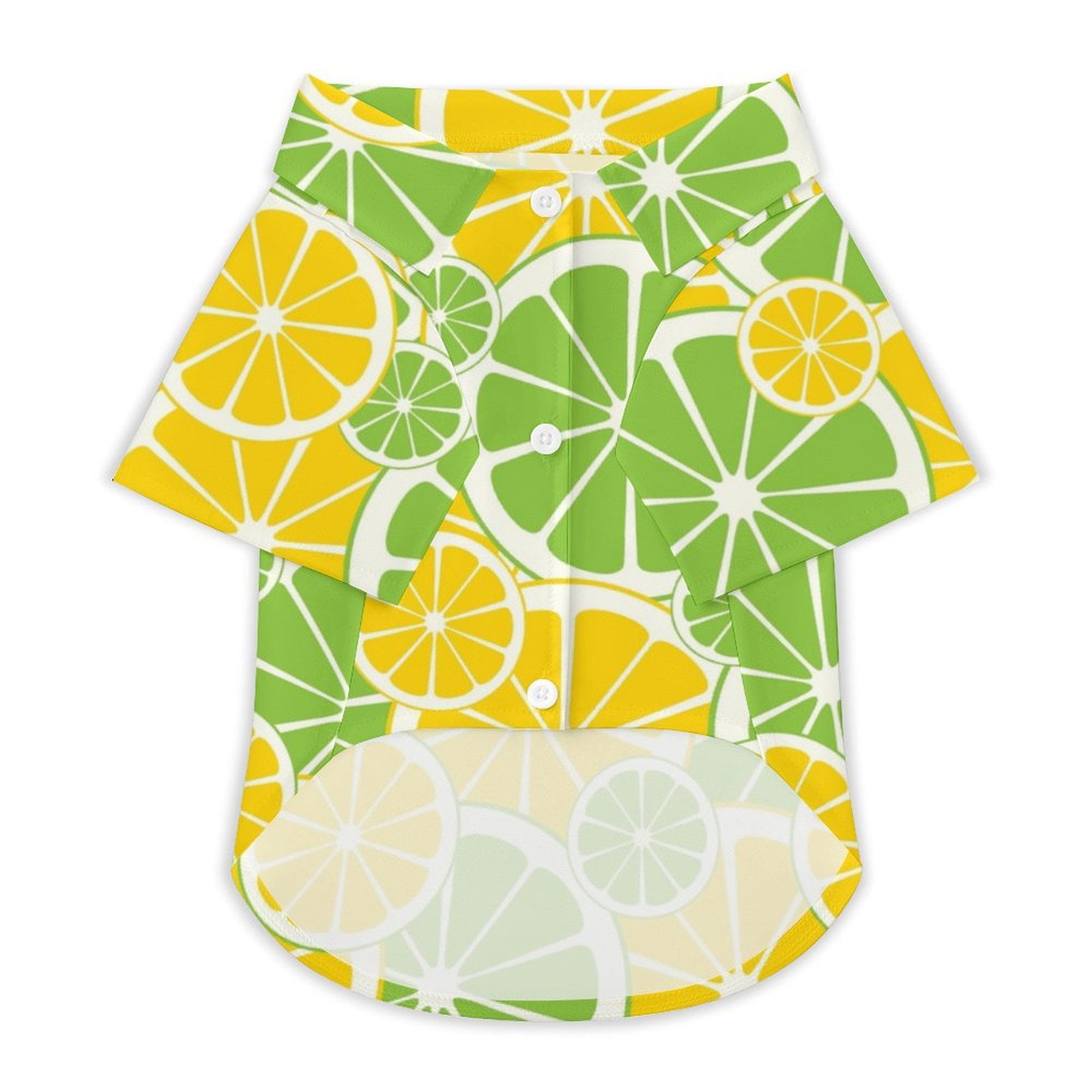 ANYWAY.GO Breathable elastic clothing pet TShirt Citrus Lemon Lime
