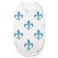 ANYWAY.GO Cute Pet Vest Breathable TShirt Blue Fleur De Lis Hand