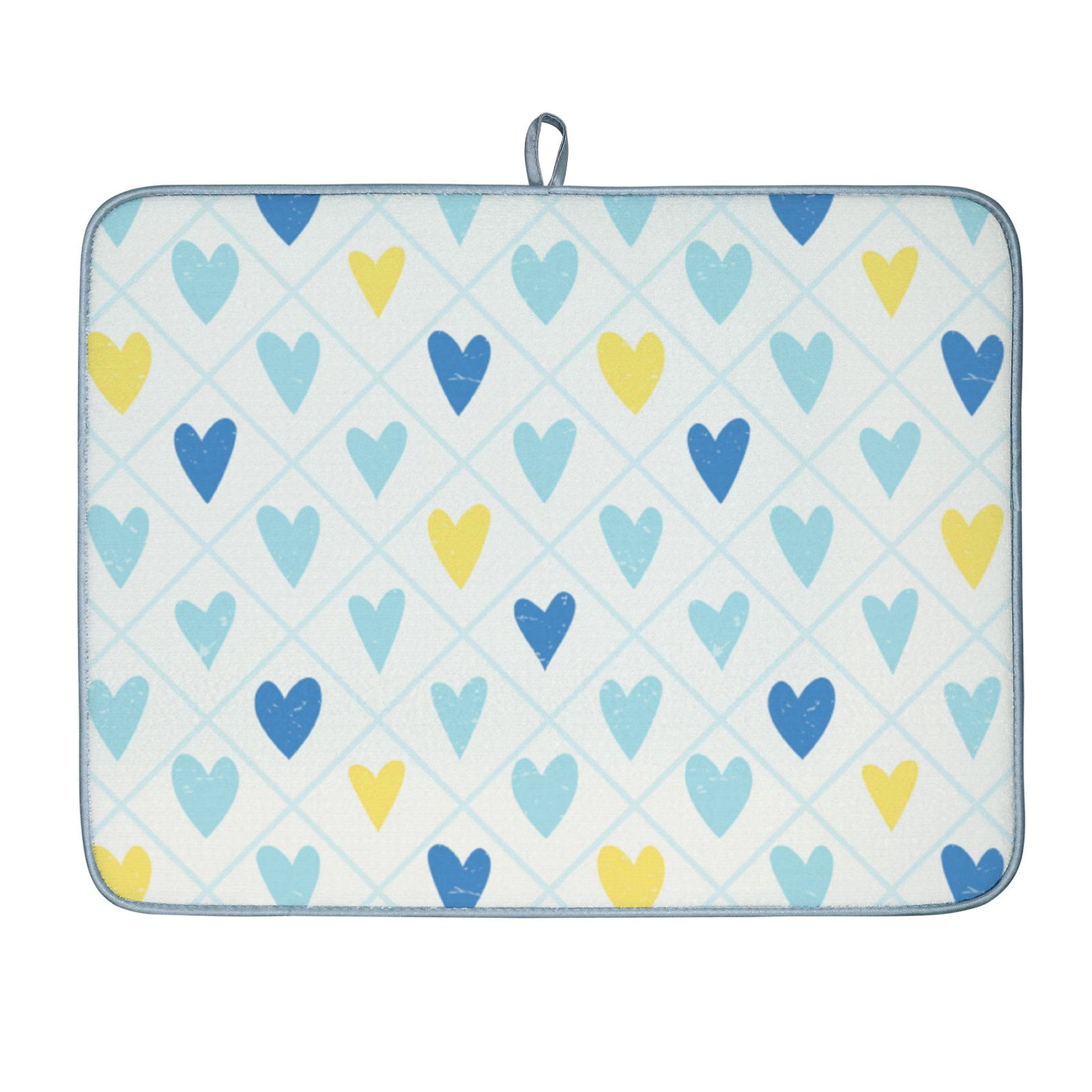 ANYWAY.GO Dish Drying Mat for Kitchen Counter,Texture Ultra Absorbent