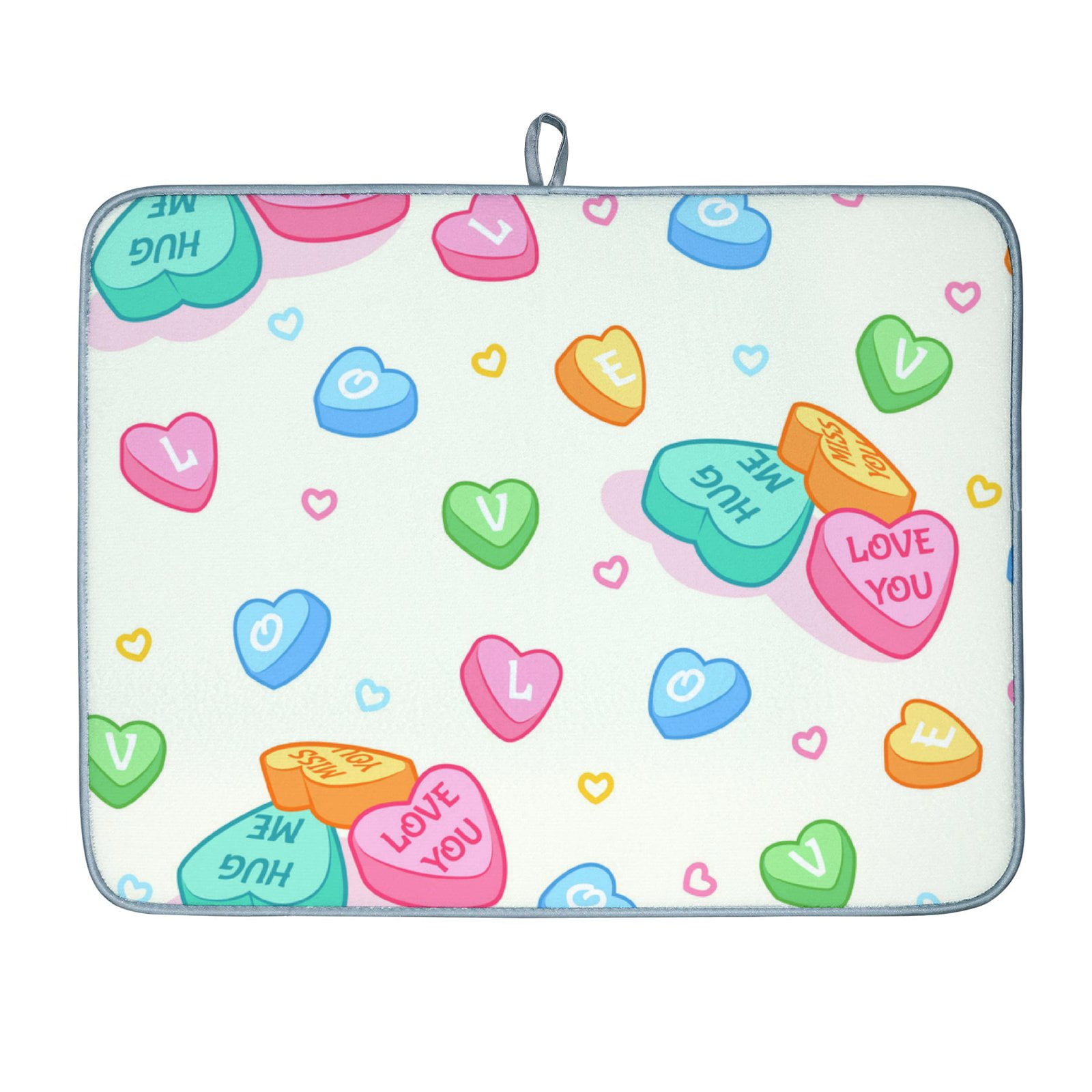 ANYWAY.GO Dish Drying Mat for Kitchen Counter,Texture Ultra Absorbent