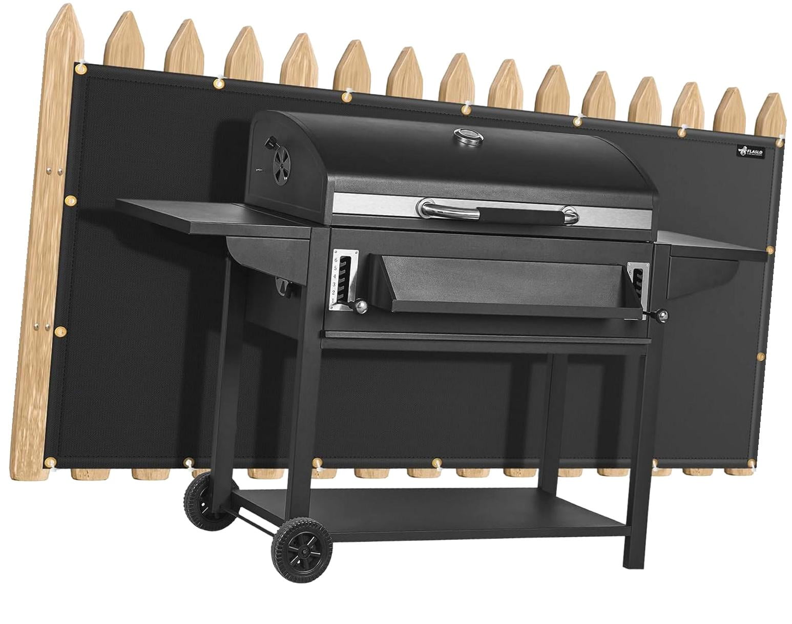 ANYWAY.GO Fireproof Railing Cover and Privacy Screen, Protects Deck ...