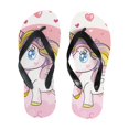 thumbnail image 1 of ANYWAY.GO Flip Flops Sandals for Women/Men, Soft Light Anti-Slip for Comfortable Walk, Suitable for House, Beach, Travel,Cute Unicorn, Small, 1 of 5