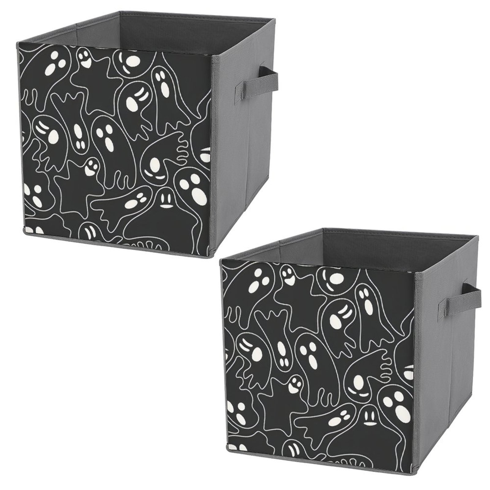 ANYWAY.GO Foldable Large Storage Box with Rope HandlesHalloween Pattern ...