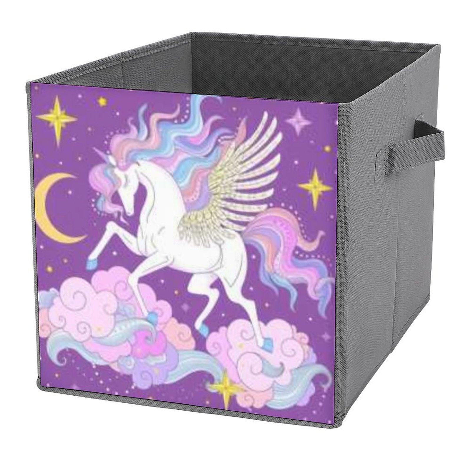 Box With Rope ANYWAY.GO Foldable Large Storage Box with Rope HandlesMagic White ...