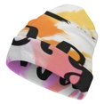 thumbnail image 1 of ANYWAY.GO Hat for Men Women Multicolor Design Enjoy Every Moment Modern Cuffed Cap Head Wrap Sleep Caps, 1 of 9