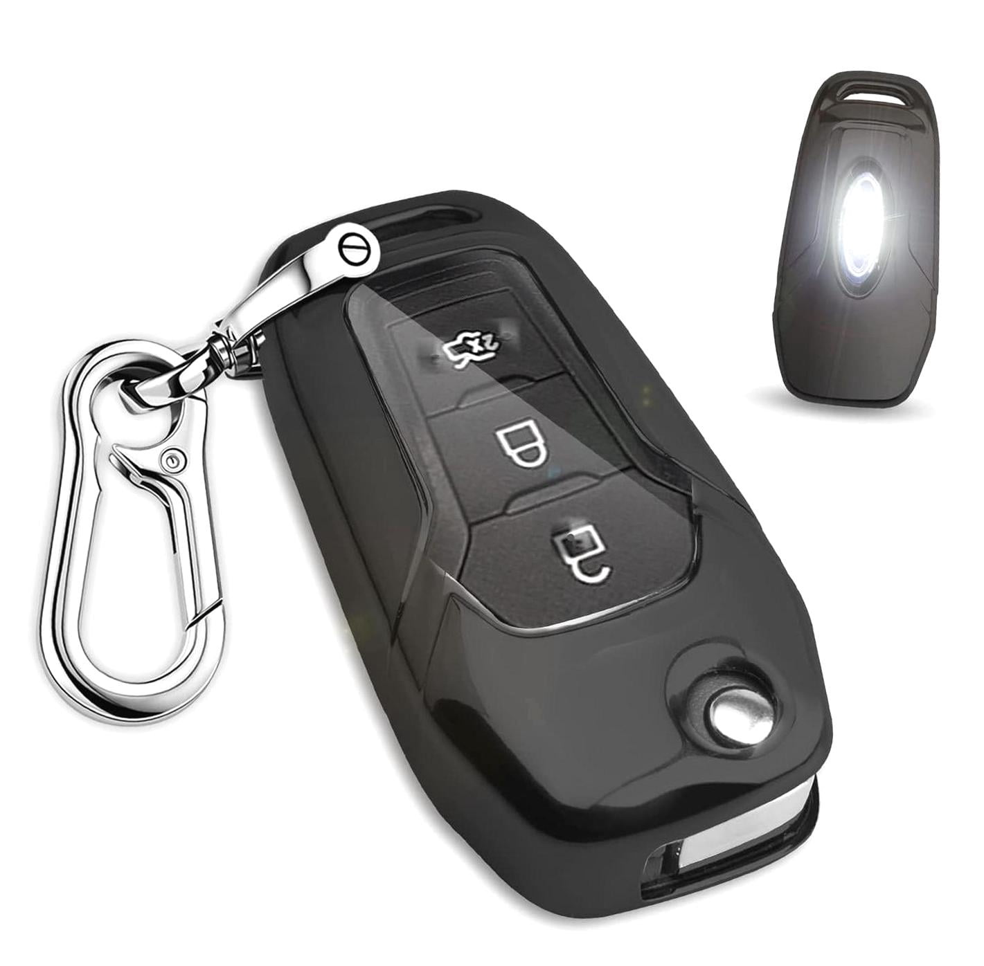 ANYWAY.GO Key Fob Protector, TPU Key Enclosure for 2015-2019 F150, F250 ...