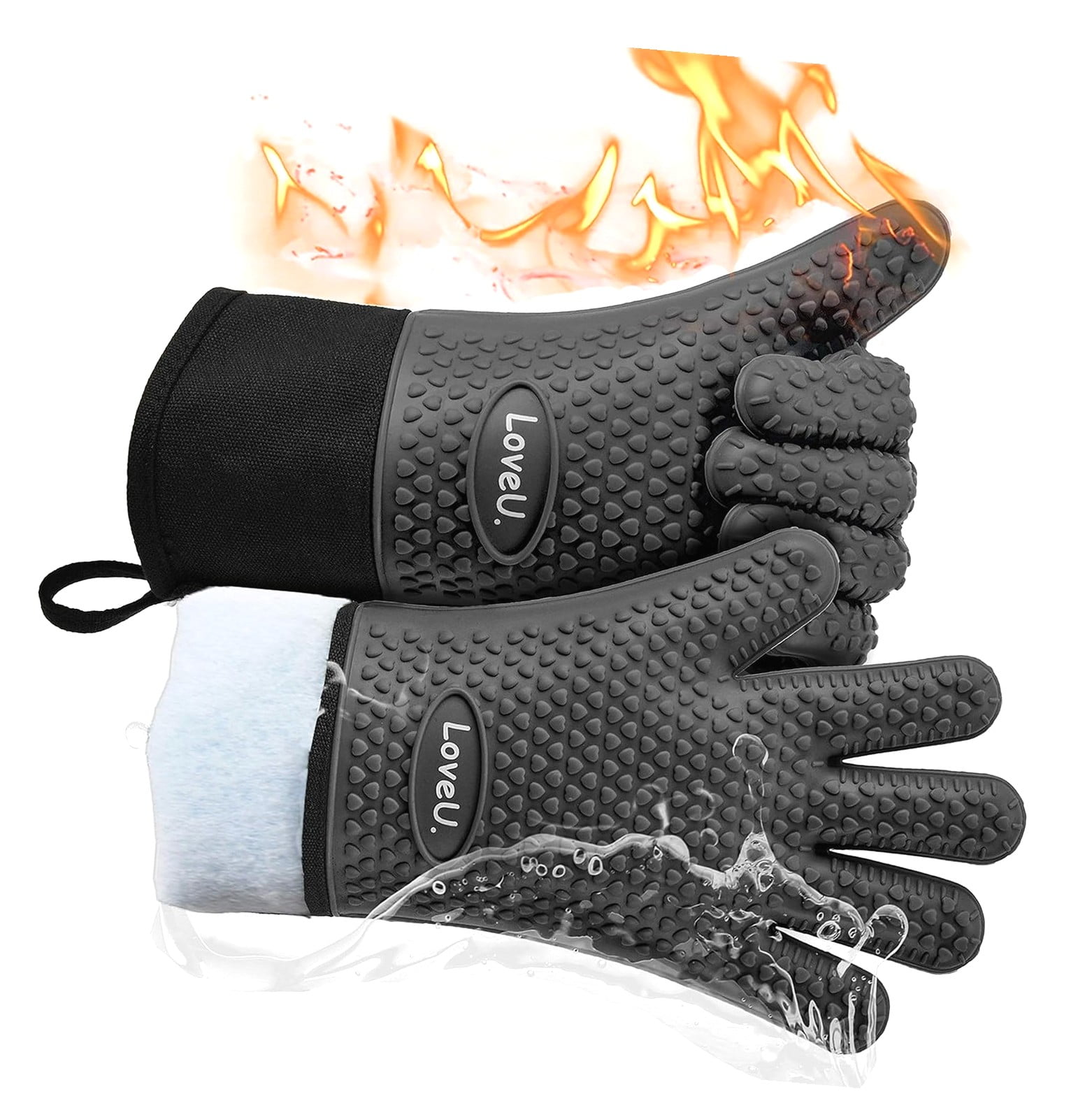 ANYWAY.GO Kitchen Oven Dual-Layer Grilling Rack, with 5 Fingers, Pot ...