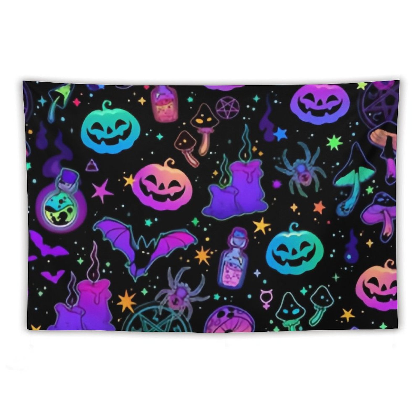 ANYWAY.GO Living room and dormitory tapestry Pattern Cartoon Halloween