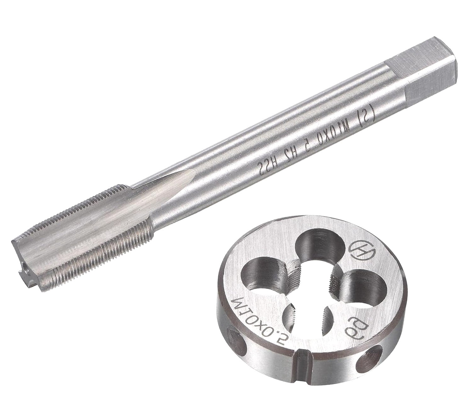 Die Set Machine ANYWAY.GO M10x0.5mm Metric Tap and Die Set, Machine Thread Screw Tap ...