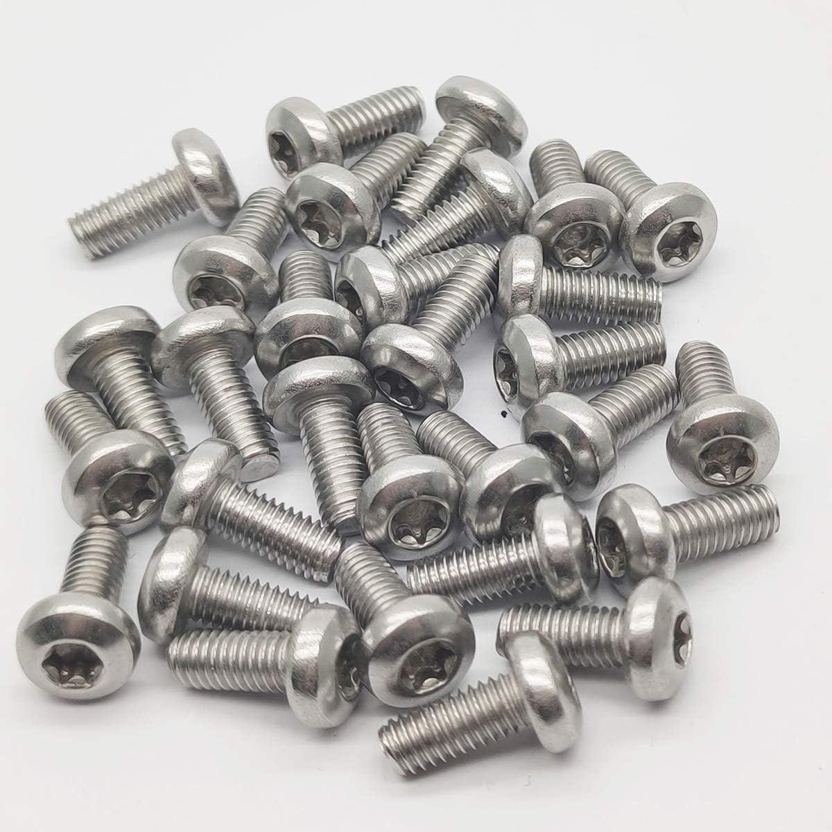 25 Sets M6-1.0x25mm Stainless Steel Hex Bolts With 17mm Washers & Clip-on Nuts (304 SS) 1 thumbnail image