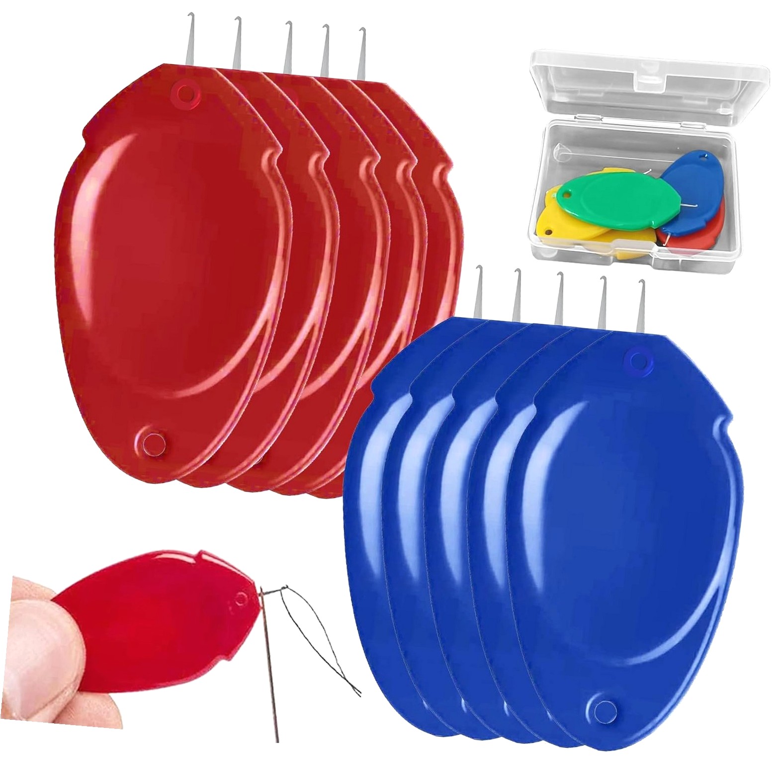 ANYWAY.GO Needle Threaders for Sewing, Wire Needle Threaders, Hand