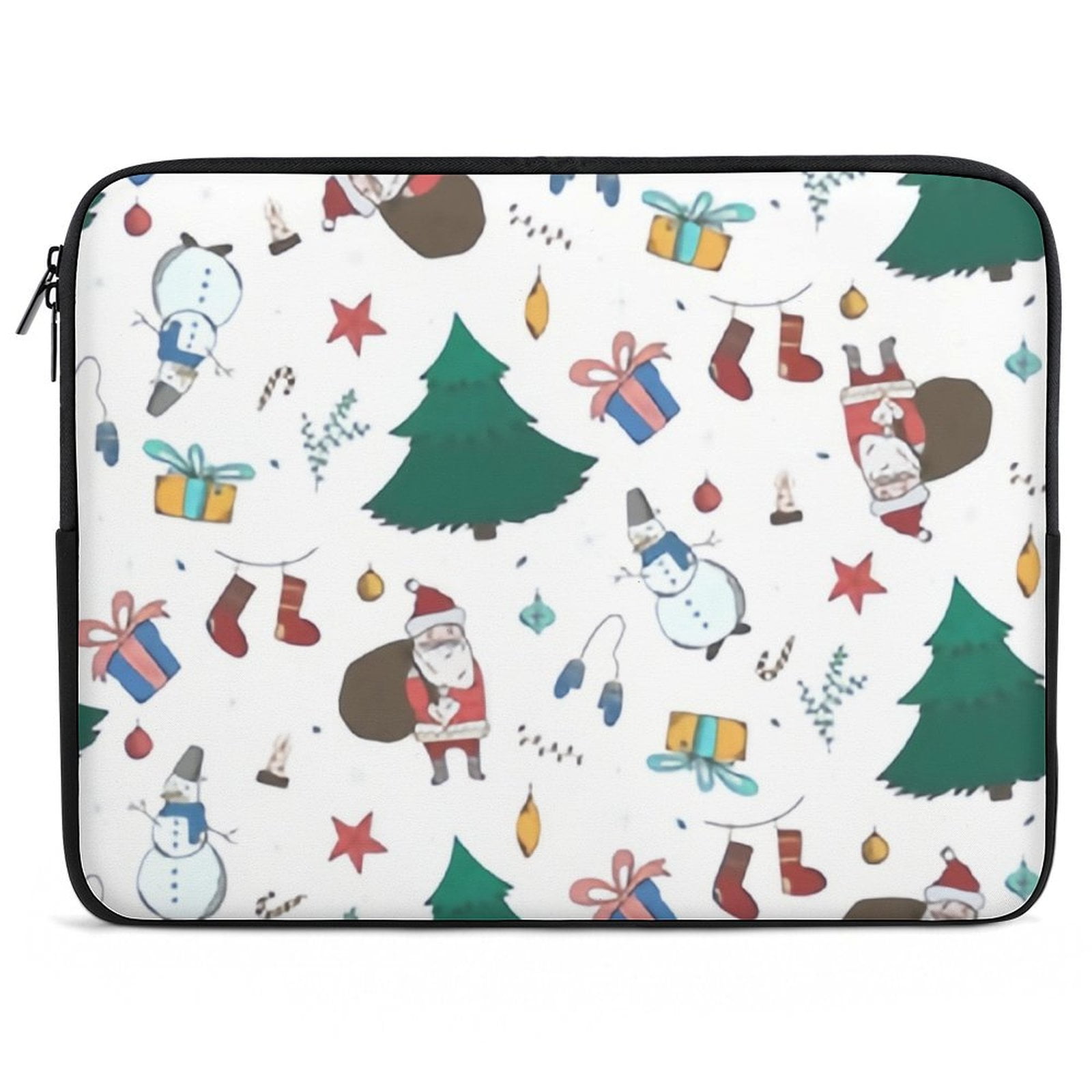 ANYWAY.GO Neoprene Notebook Computer Pocket CaseBright Kids Christmas