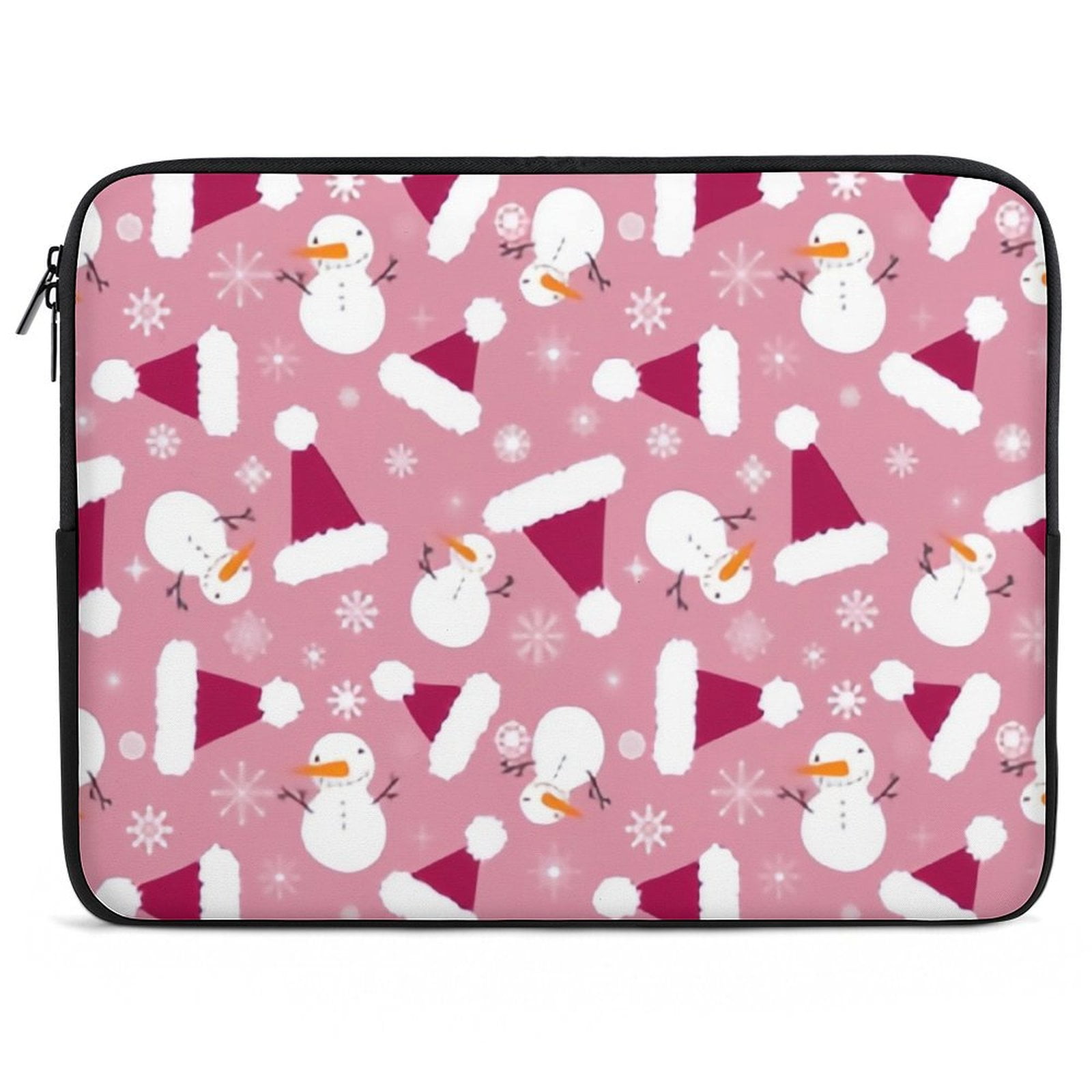 ANYWAY.GO Neoprene Notebook Computer Pocket CaseCartoon Christmas