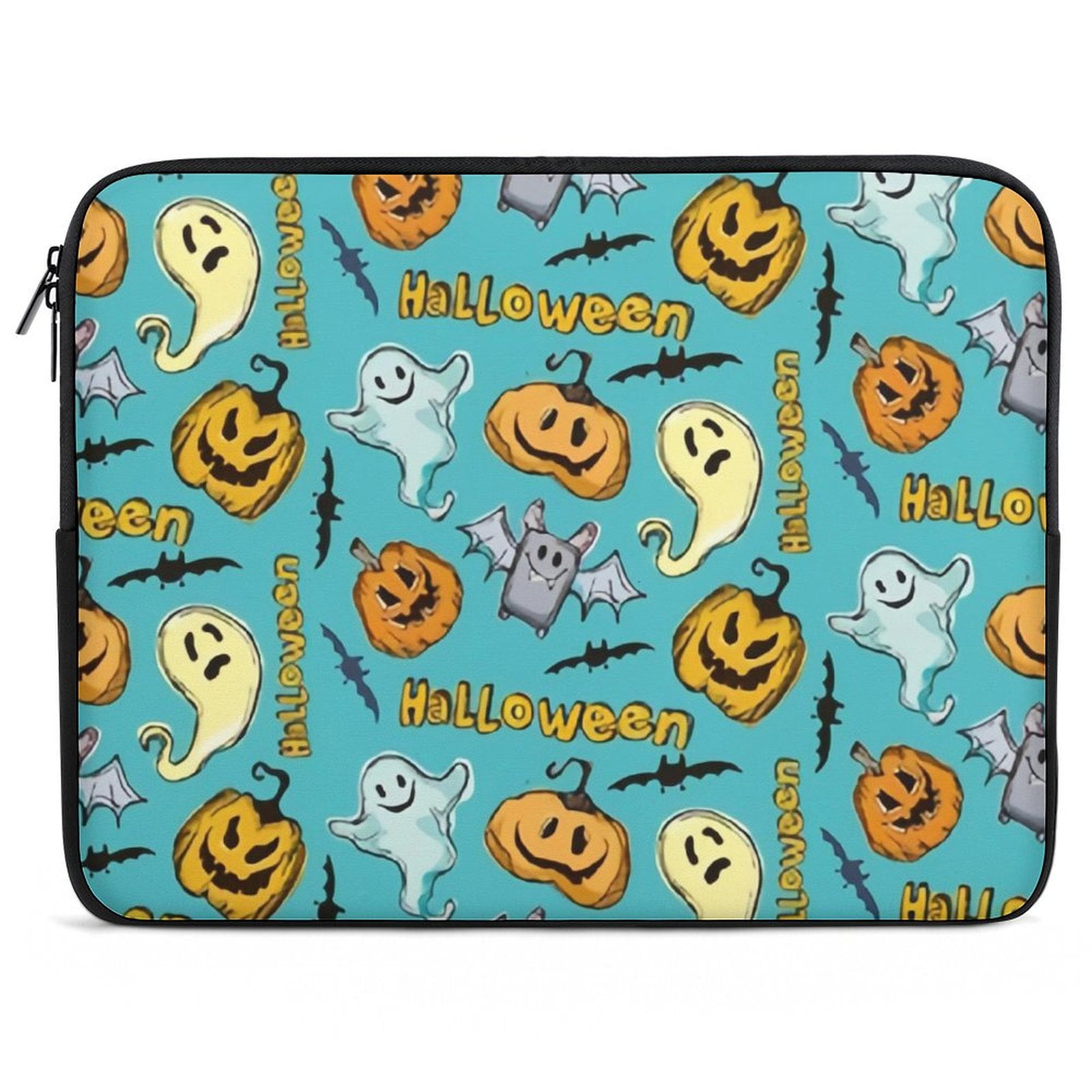 ANYWAY.GO Neoprene Notebook Computer Pocket CasePattern Halloween