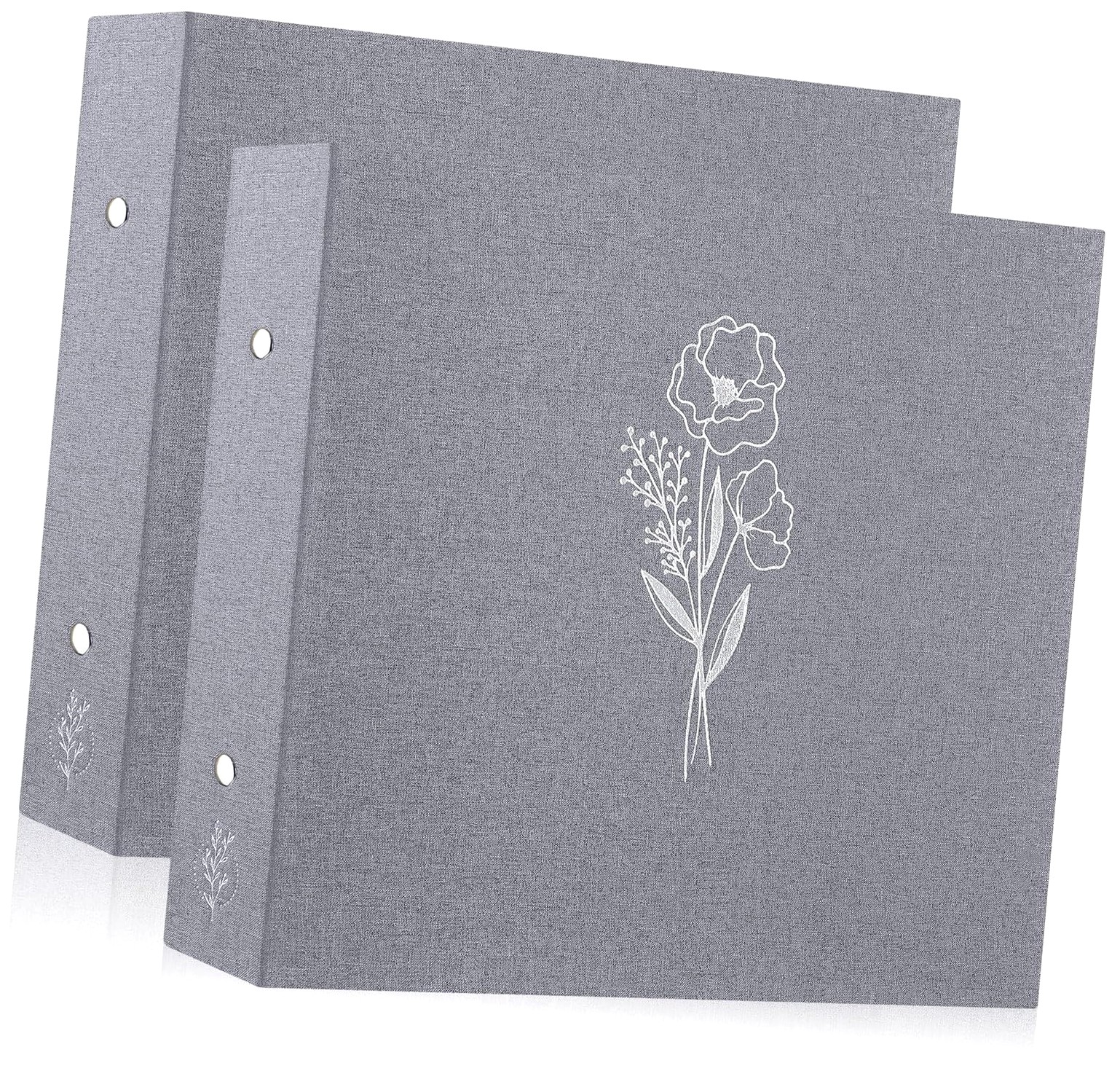 ANYWAY.GO Scrapbook Photo Album 12x12 2 Packs, Linen Cover Archival ...