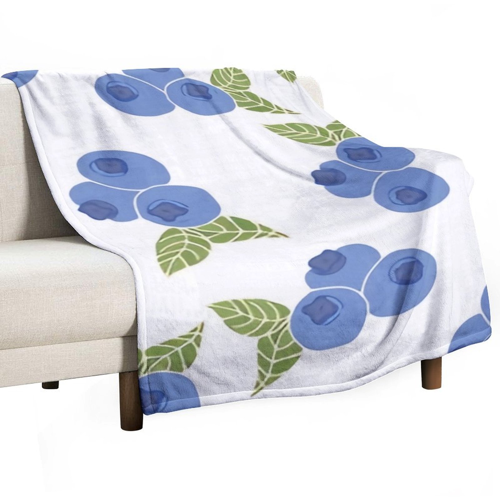 ANYWAY.GO Super Soft Flannel Cozy Blankets for Adults，Cute Repeating