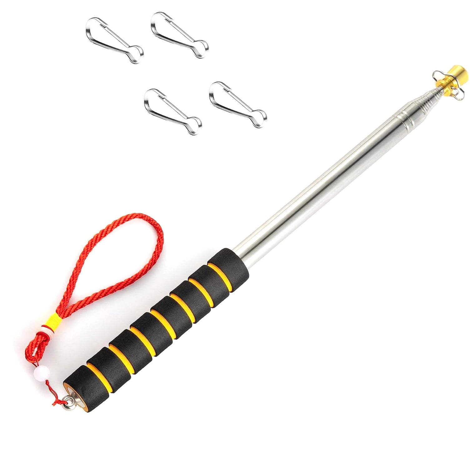 ANYWAY.GO Telescopic Handheld Flagpoles with Clips Extendable Tour ...
