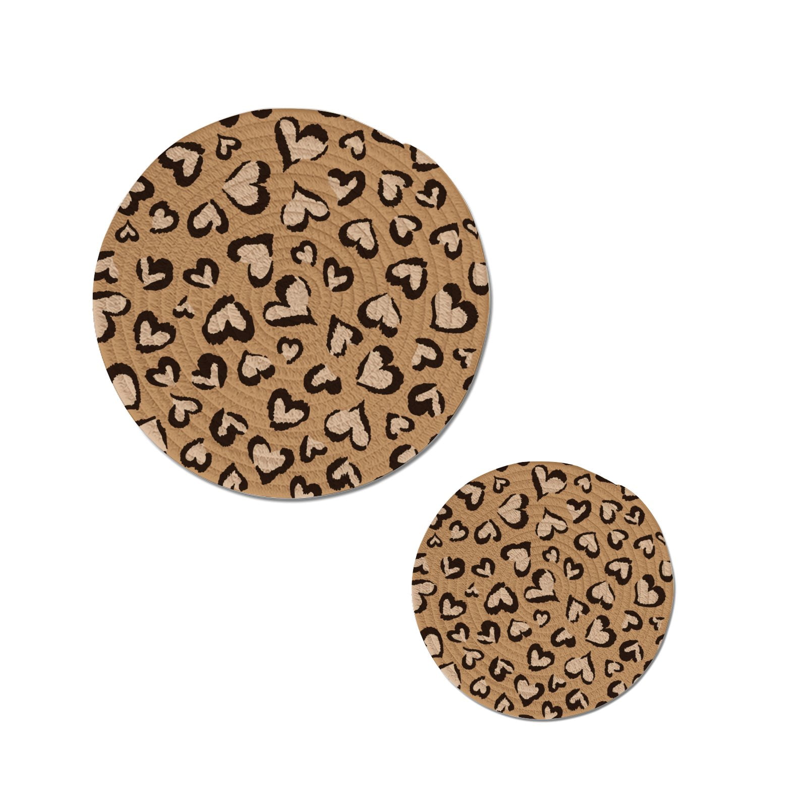 ANYWAY.GO Trivet Round Hot Pads Set of 2, Pot Holder Heat Resistant