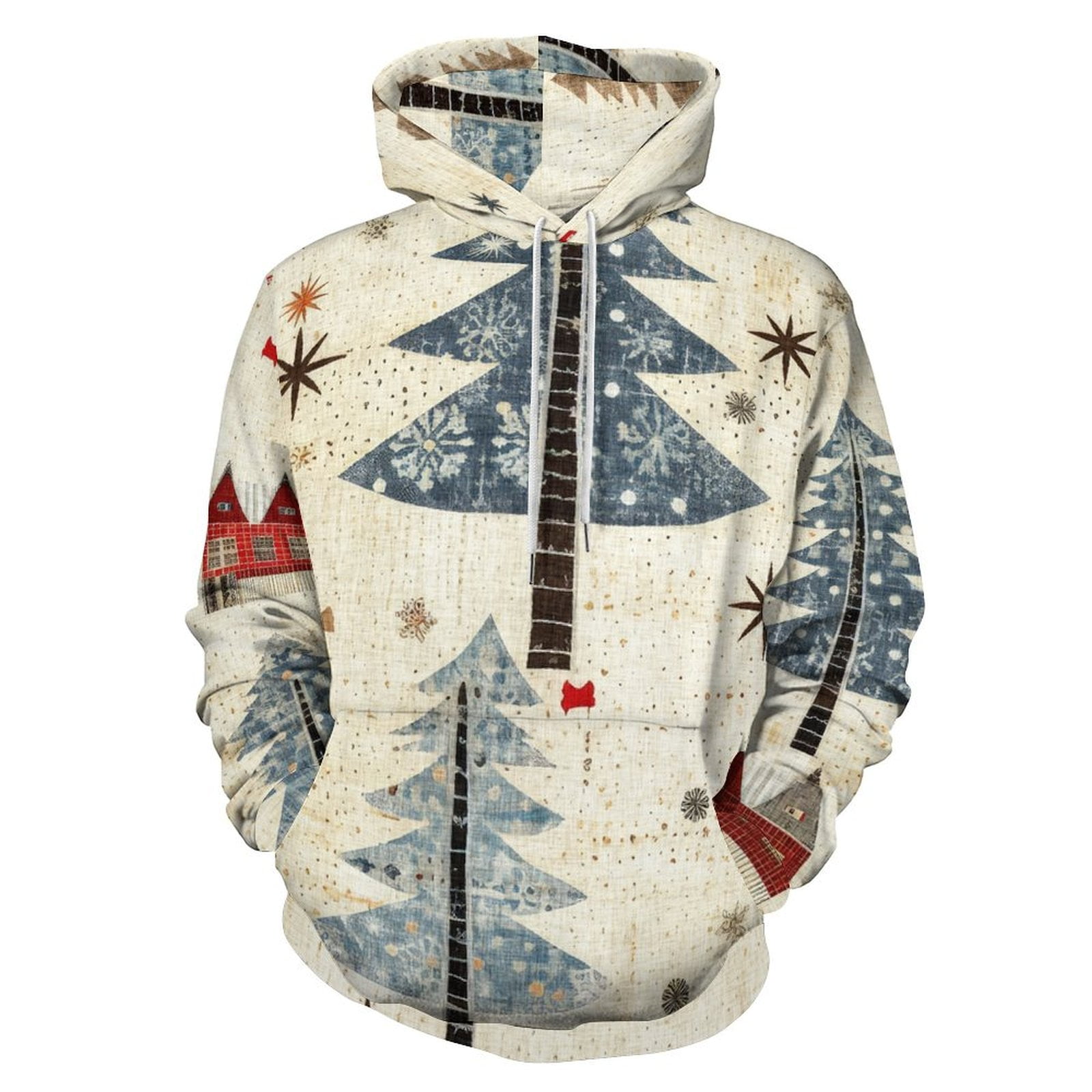 ANYWAY.GO Unisex Large size autumn/winter pullover Rustic Country ...