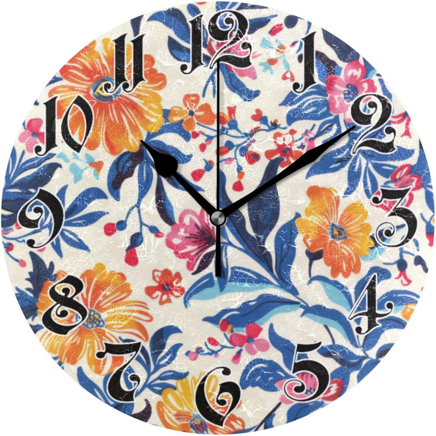 ANYWAY.GO Wall Clock Silent NonTicking, Battery Operated, 10 Inch