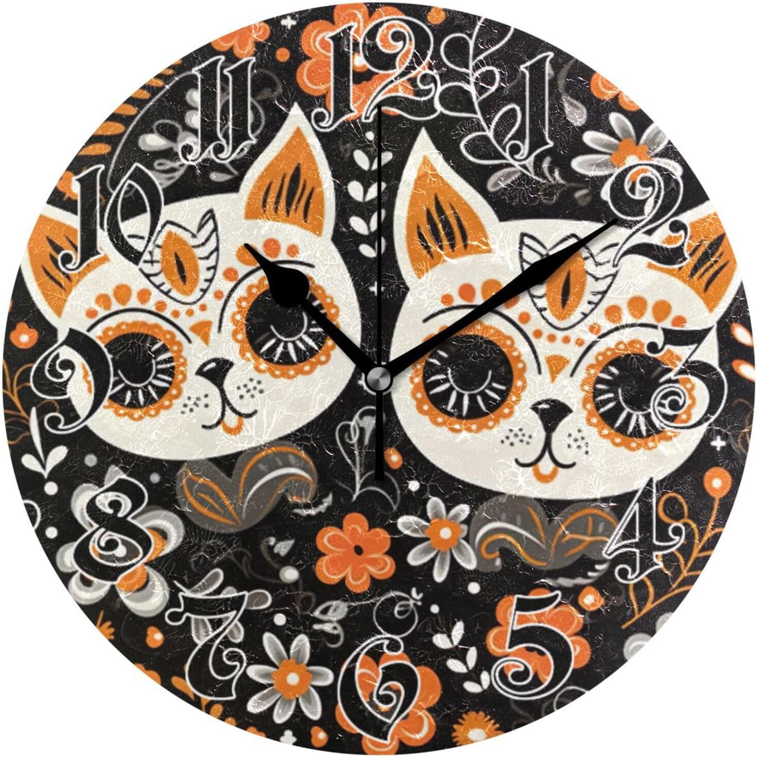 ANYWAY.GO Wall Clock Silent NonTicking, Battery Operated, 10 Inch