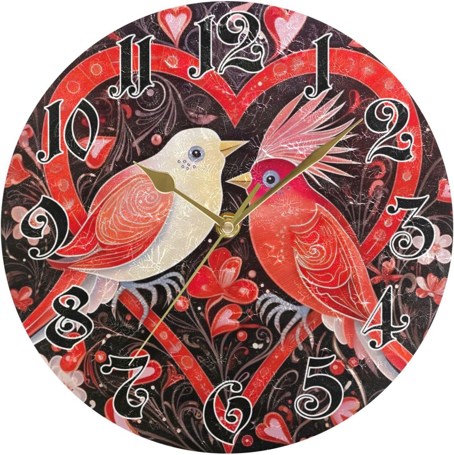 ANYWAY.GO Wall Clock Silent NonTicking, Battery Operated, 10 Inch