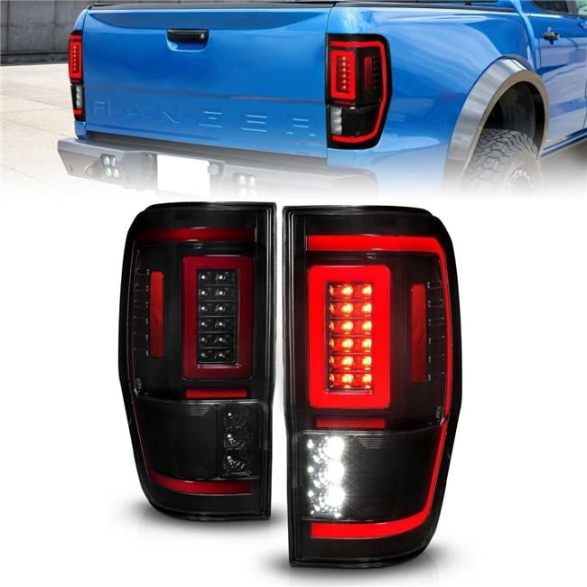 ANZO LED Tail Light Assembly w/ Lightbar & Sequential Signal Ford Ranger (19-22) (311447)
