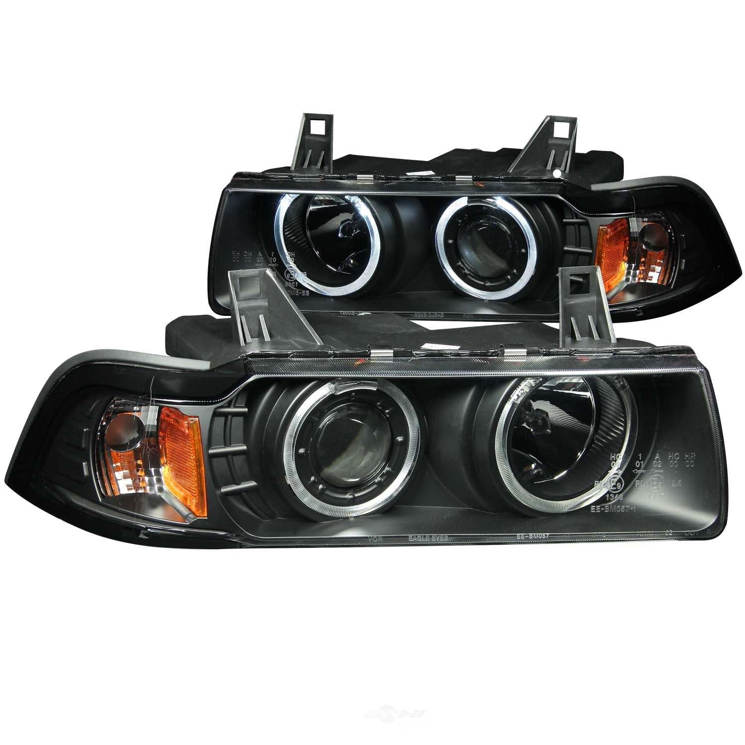 ANZO USA 121011 G2 Projector W/halo Clear Lens Chrome Ccfl Black