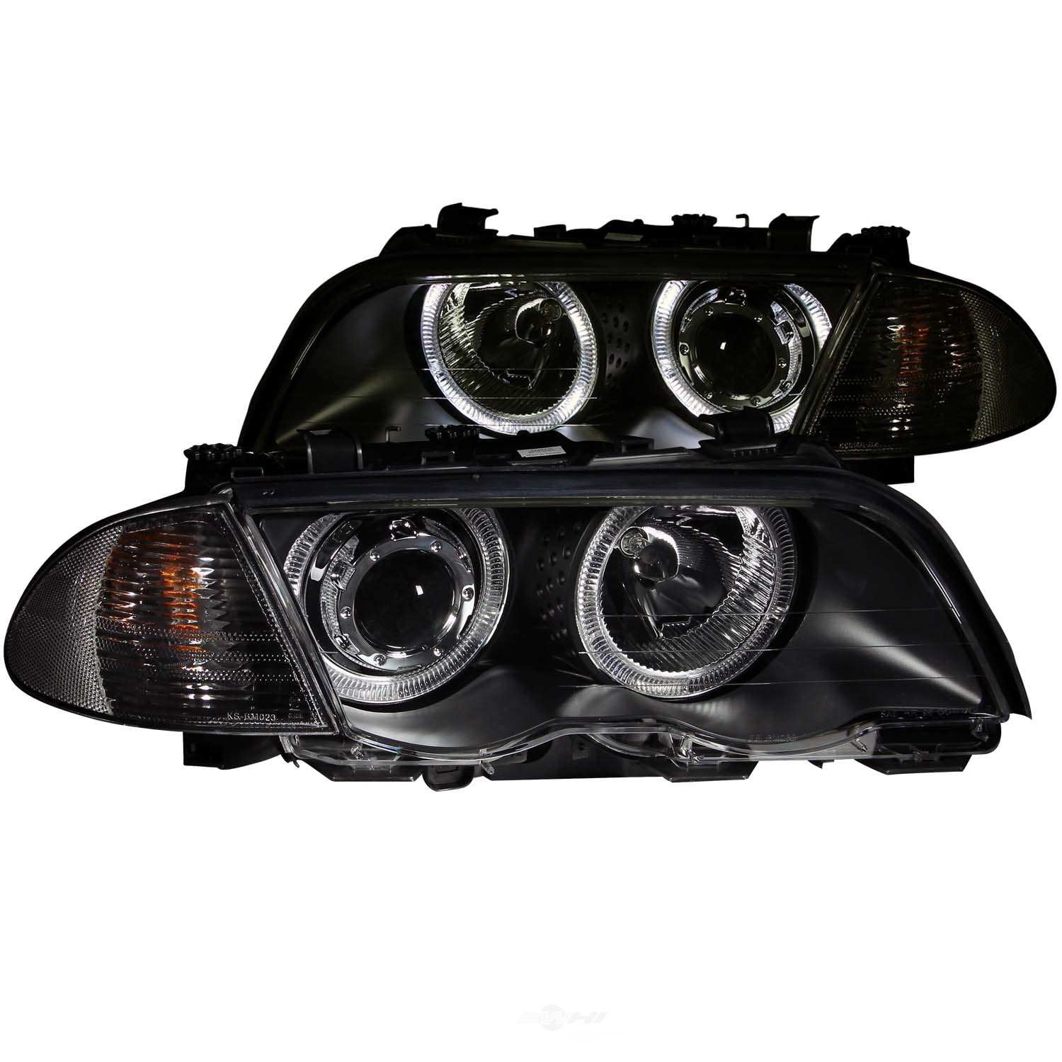 ANZO USA 121261 Projector W/halo Clear Lens Ccfl Black W/amber Reflectors
