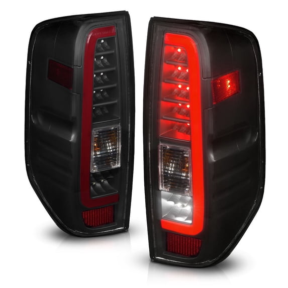ANZO USA 311444; Tail Light Assembly; 2005-2021 Nissan Frontier LED Taillights Black Housing/Smoke Lens