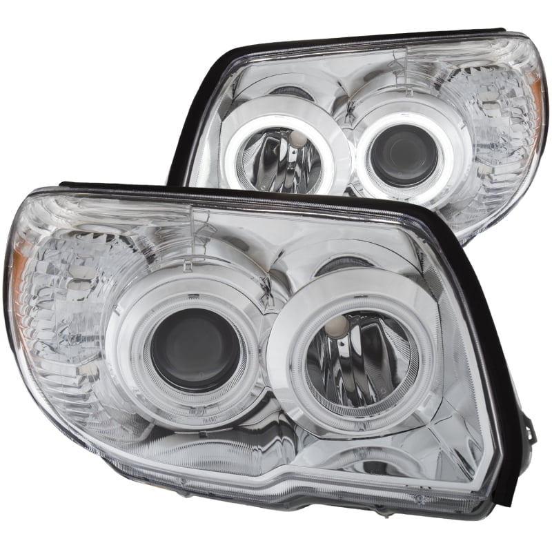 ANZO 2006-2009 Toyota 4Runner Projector Headlights w/ Halo Chrome ...