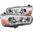 thumbnail image 1 of ANZO 2008-2015 Mitsubishi Lancer Projector Headlights w/ Halo Chrome (CCFL), 1 of 3